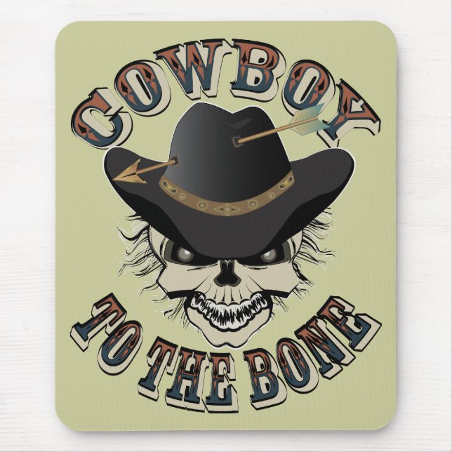 Cowboy Skull Mousepad (Vorne)