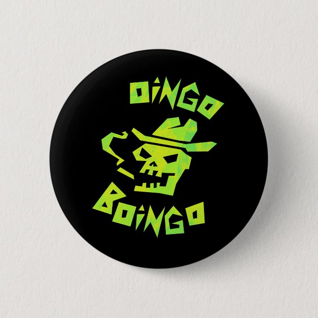 Cowboy-Skull-Oingo-Boingo-Abzeichen Button (Vorderseite)