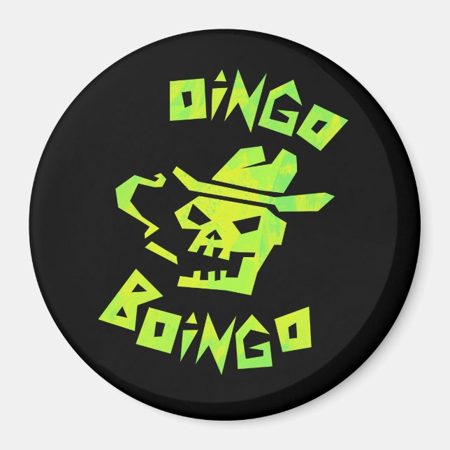 Cowboy-Skull-Oingo-Boingo-Magnet Magnet (Vorne)