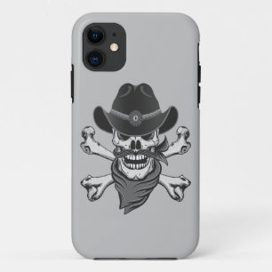 Cowboy Skull und Crossbones Case-Mate iPhone Hülle