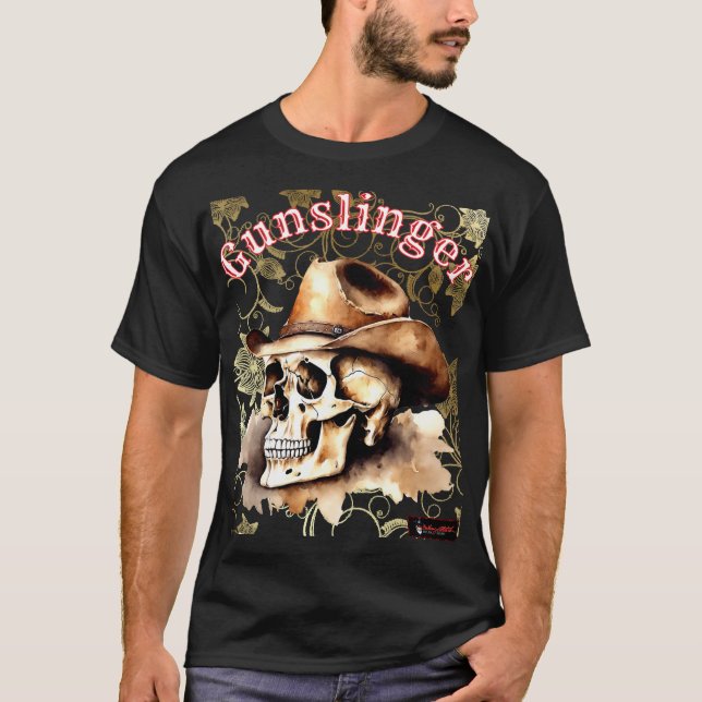 Cowboy Skull | Western | Cowboy | T-Shirt (Vorderseite)