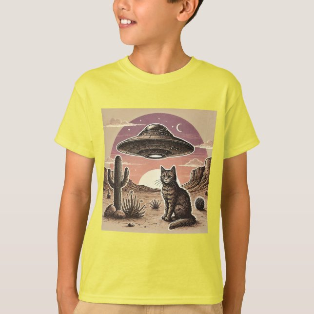 Cowboy Spaceship T-Shirt (Vorderseite)