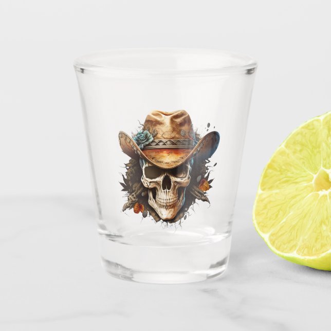 Cowboy Spirit Schnapsglas (Vorderseite)