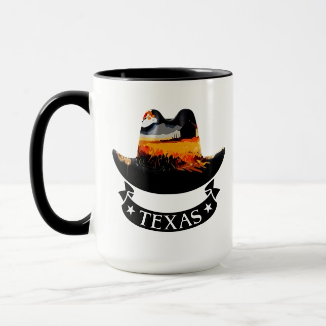 Cowboy Staaten Hat Tasse (Links)