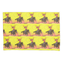 Cowboy starb mit Ropes in S.W. Szene Kissenbezug