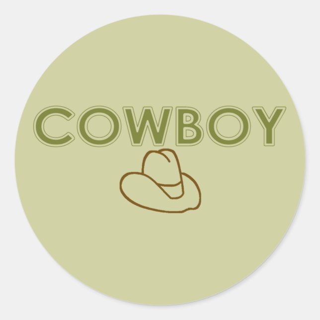Cowboy Stickers (Vorderseite)