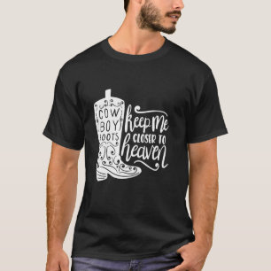 Cowboy-Stiefel bringen mich näher an den Western-C T-Shirt