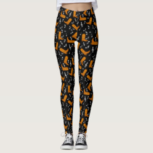 Cowboy-Stiefel Noten Leggings