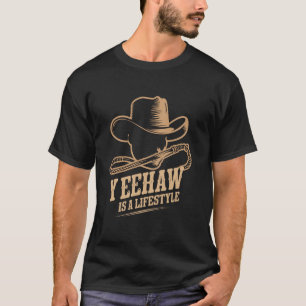 Cowboy-Stiefel Ranch Cowboy-Lebensstil Western-The T-Shirt