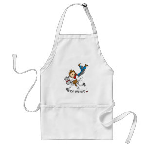 Cowboy-Strichmännchen-T-Shirts und Geschenke Schürze
