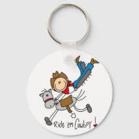 Cowboy Strichmännchen Tshirts und Geschenke