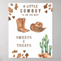 Cowboy-Süßigkeiten und -Leckereien Baby-Party