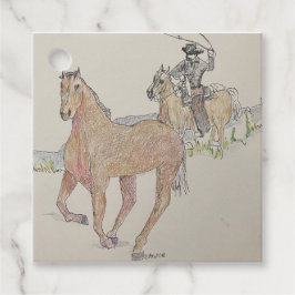 Cowboy-Tag Geschenkanhänger