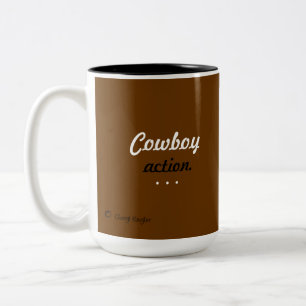 Cowboy-Tasse Zweifarbige Tasse