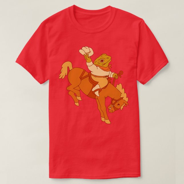 Cowboy Toad T-Shirt (Design vorne)