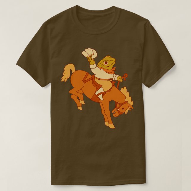 Cowboy Toad T-Shirt (Design vorne)