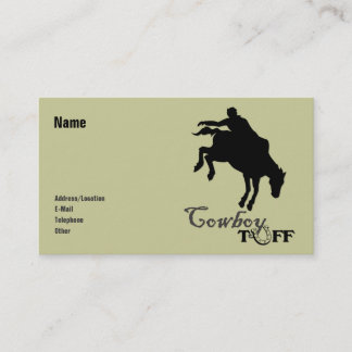Cowboy-Tuff Visitenkarte