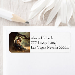 Cowboy und Cowgirl Kissing Wedding