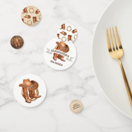 Cowboy und Cowgirl Theme Party Konfetti