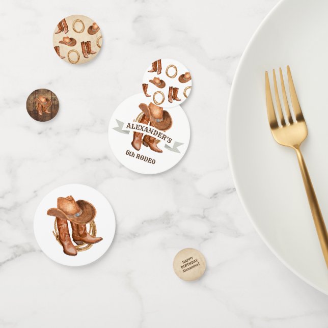 Cowboy und Cowgirl Theme Party Konfetti (Gruppe)