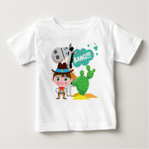 Cowboy und Pferd Baby T-shirt