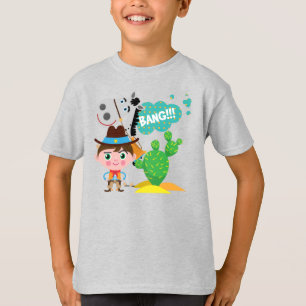 Cowboy und Pferd T-Shirt