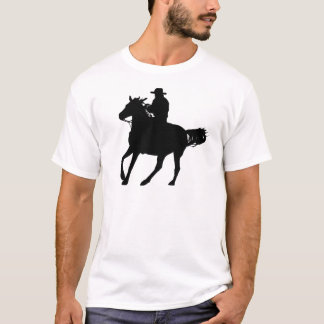 Cowboy und sein Pferd T-Shirt