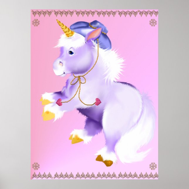 Cowboy Unicorn Poster (Vorne)