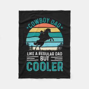 Cowboy-Vater Fleecedecke