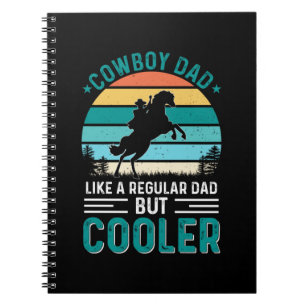Cowboy-Vater Notizblock