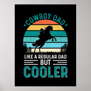 Cowboy-Vater Poster