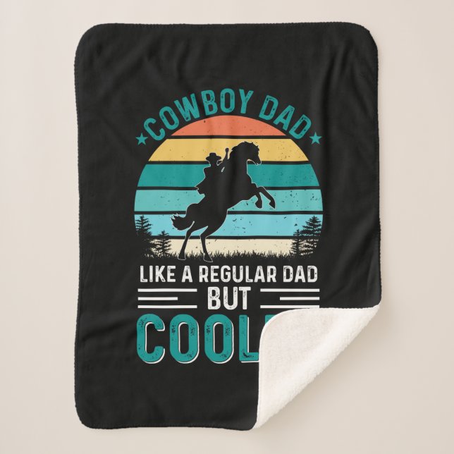Cowboy-Vater Sherpadecke (Vorderseite)