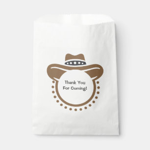 Cowboy Vielen Dank für die Bag Geschenktütchen