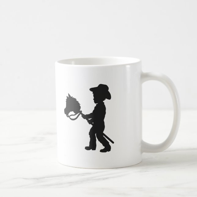 Cowboy - Wählen Sie die Hintergrundfarbe Kaffeetasse (Rechts)