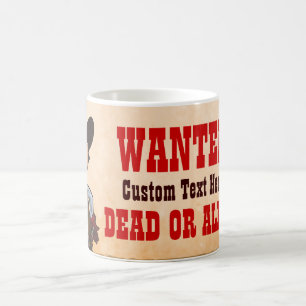 Cowboy - Wanted Dead or Alive Tasse