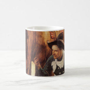 Cowboy Watering His Horse von NC Wyeth, Vintage Ku Tasse