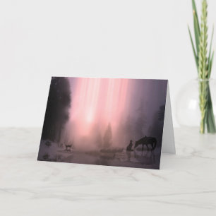 Cowboy Weihnachts-Weihnachtskarte Feiertagskarte