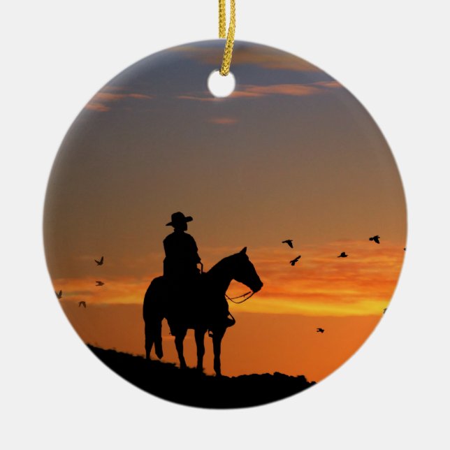 Cowboy Weihnachtsschmuck (Vorne)