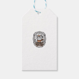 Cowboy Western Katze Haustier Liebhaber Shirt Kuns Geschenkanhänger