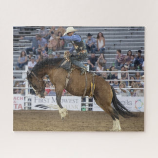 Cowboy Western Rodeo Bucking Horse Corral Puzzle