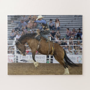 Cowboy Western Rodeo Bucking Horse Corral Puzzle
