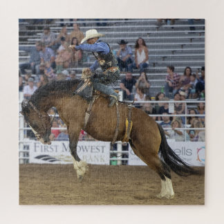 Cowboy Western Rodeo Bucking Horse Corral Puzzle