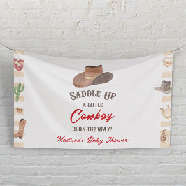 Cowboy Western Rodeo Wild West Baby Shower Banner