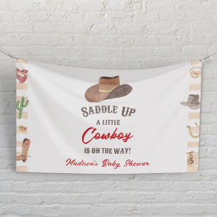 Cowboy Western Rodeo Wild West Babyparty Banner