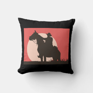 COWBOY WESTERN THEME PILLOWS KISSEN