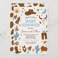 Cowboy Wild West Rodeo Ranch Baby Dusche