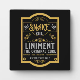 Cowboy Wild West Snake Öl Fotoplatte