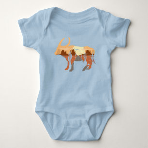 Cowboy-Wüste Baby Strampler