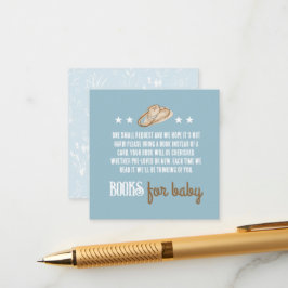 Cowboy-Wüstenbücher für Babyverpackungskarten Begleitkarte