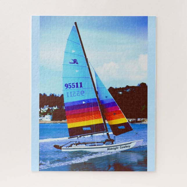 Cowboyboot Mitternacht Puzzle (Vertikal)